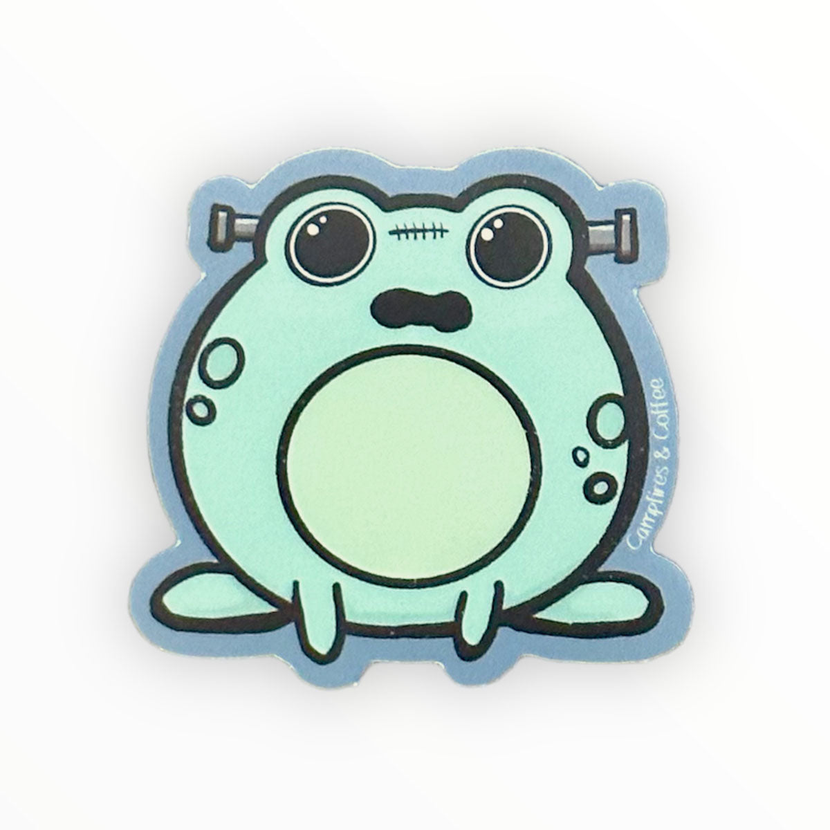 Halloween Frog Vinyl Sticker