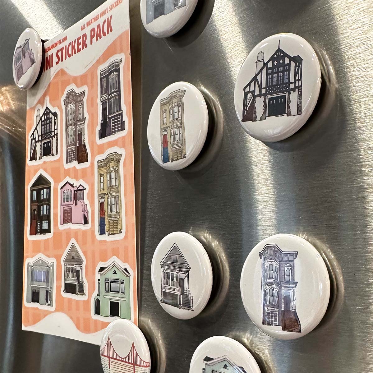San Francisco House Magnet