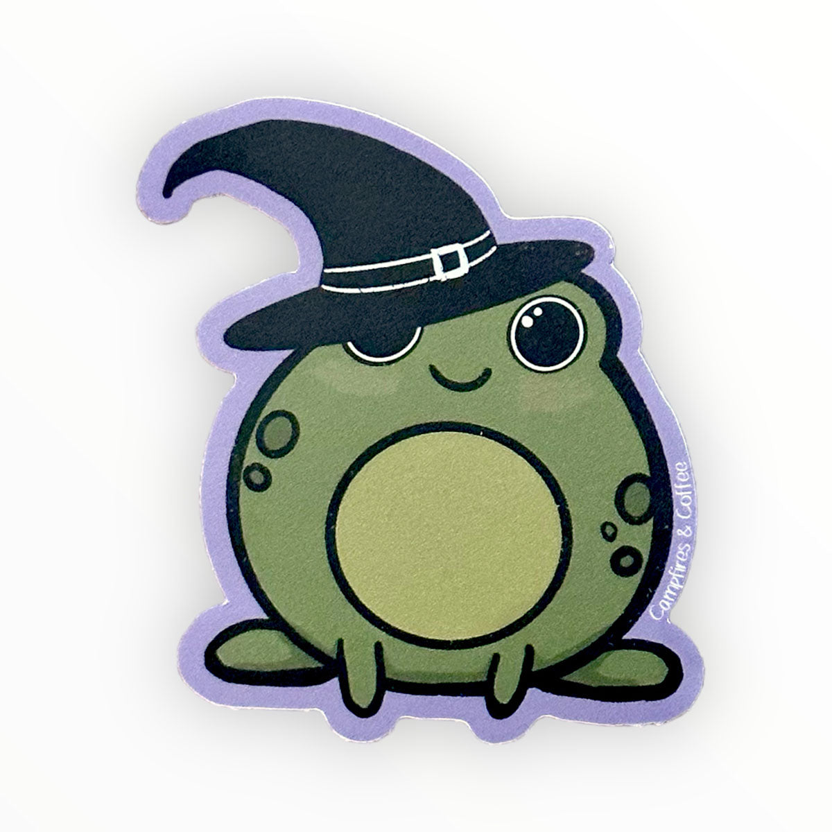 Halloween Frog Vinyl Sticker