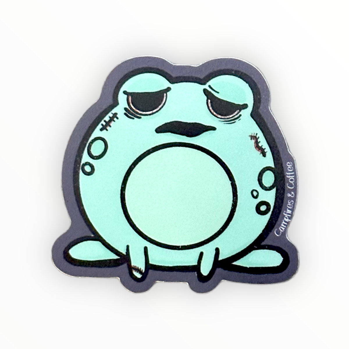 Halloween Frog Vinyl Sticker