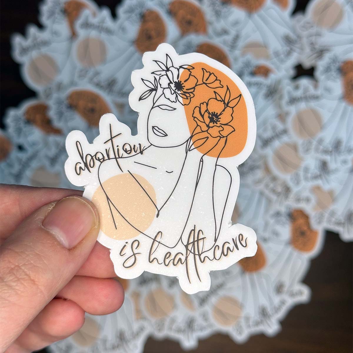 Abortion is Healthcare Vinyl Sticker