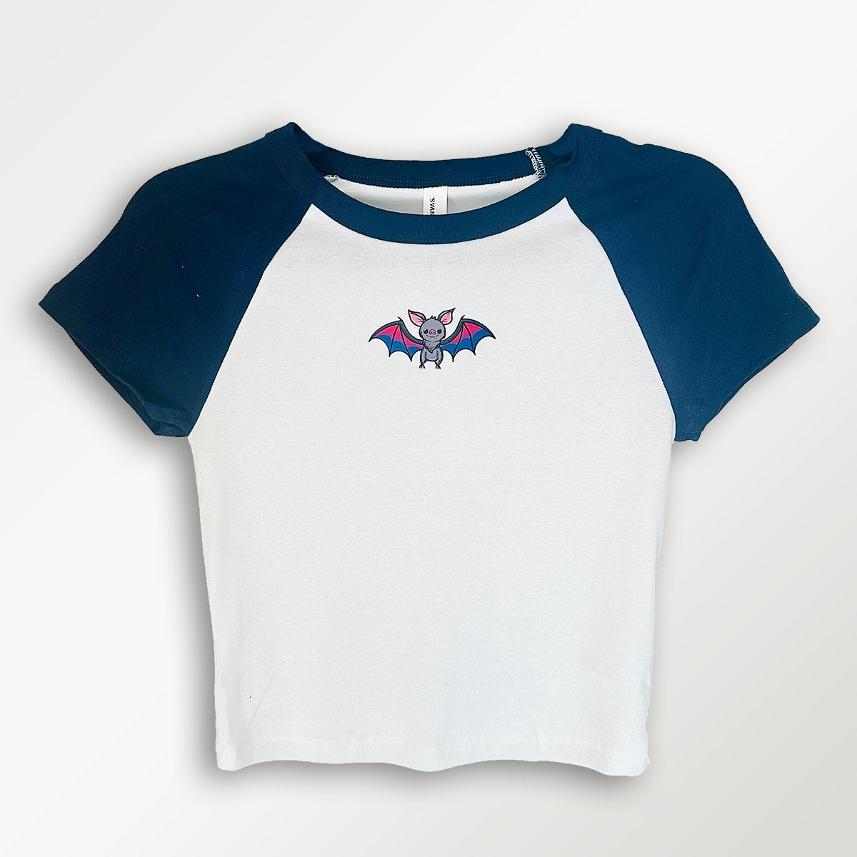 Bat Subtle Pride Y2K Baby Tee