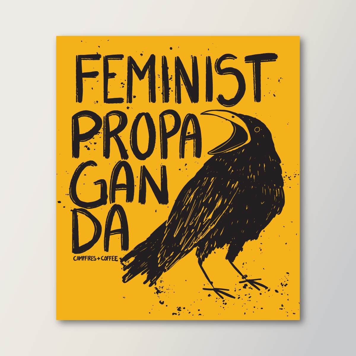 Feminist Propaganda Vinyl Sticker