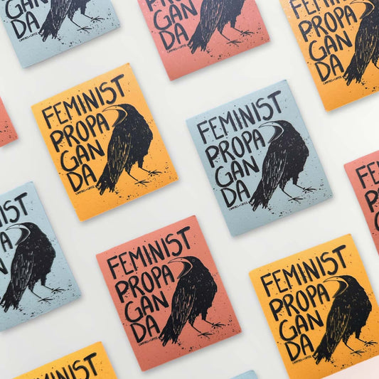 Feminist Propaganda Vinyl Sticker
