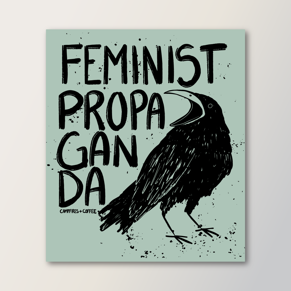 Feminist Propaganda Vinyl Sticker