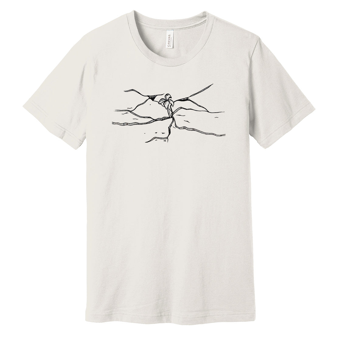 Hope Flower through Concrete T-Shirt