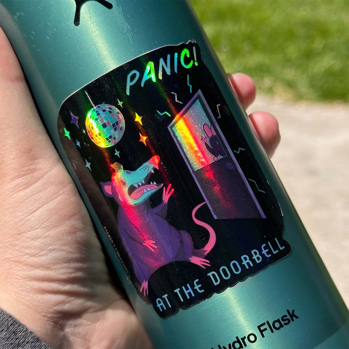 Panic at the Doorbell Vinyl Sticker