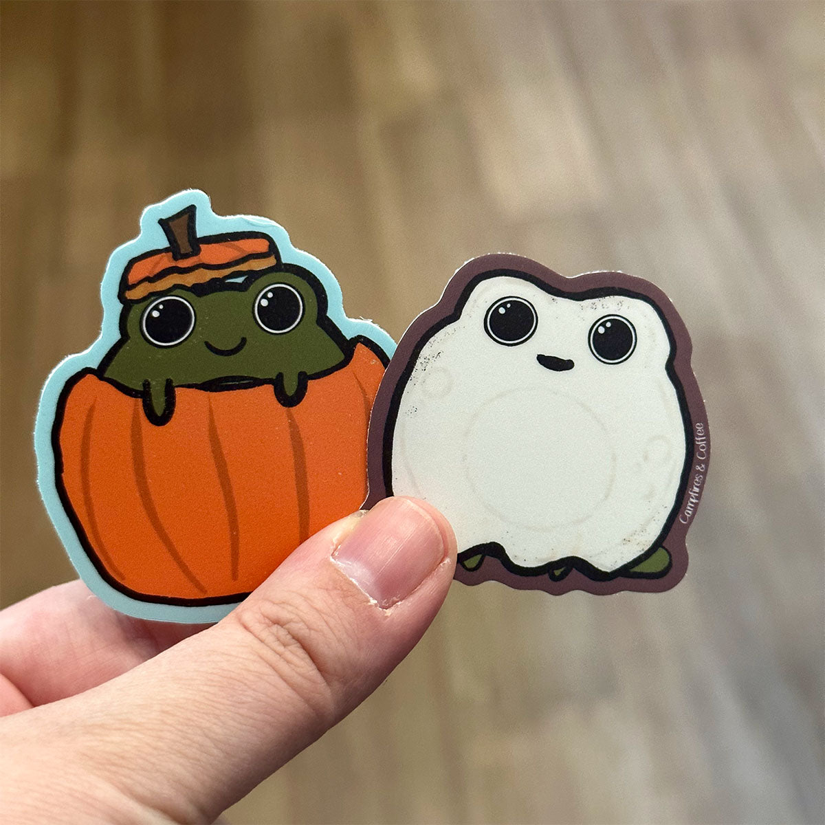 Halloween Frog Vinyl Sticker