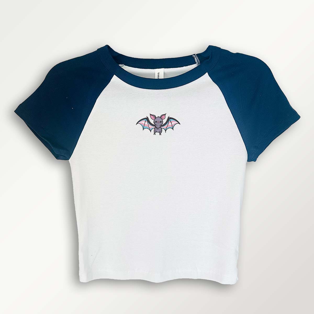 Bat Subtle Pride Y2K Baby Tee