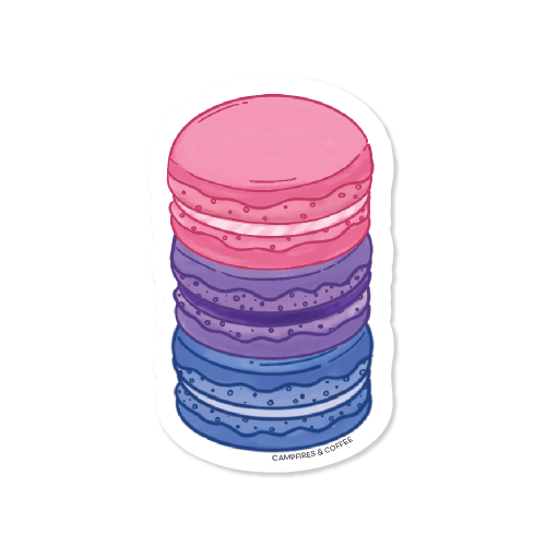 Subtle Pride Macarons Vinyl Sticker