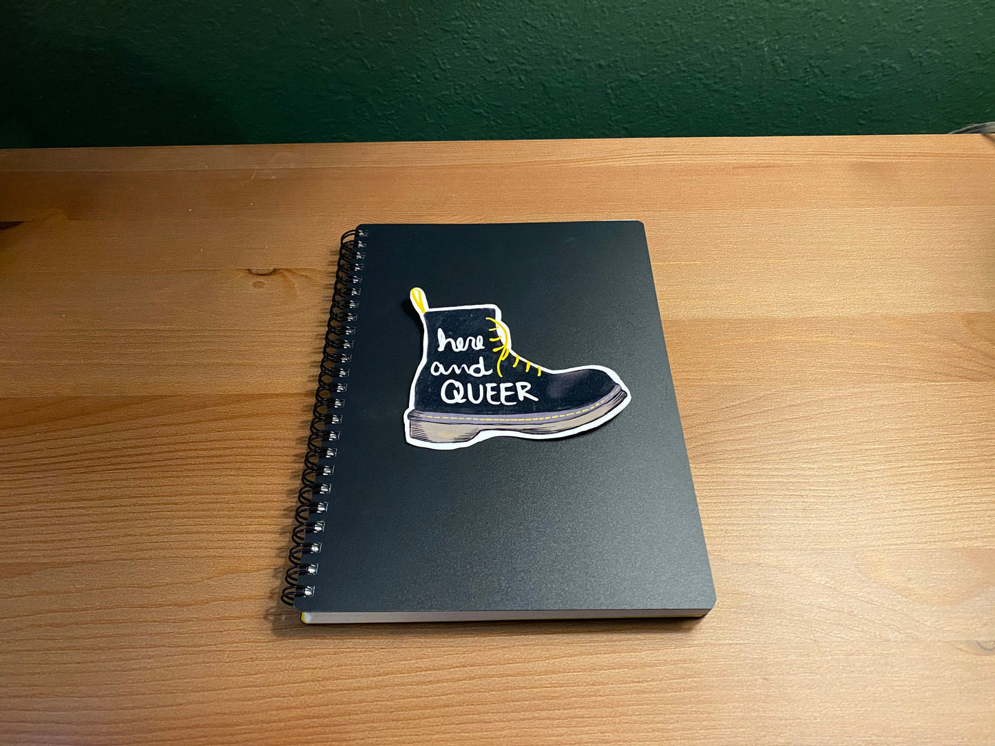 Here and Queer Vinyl Sticker