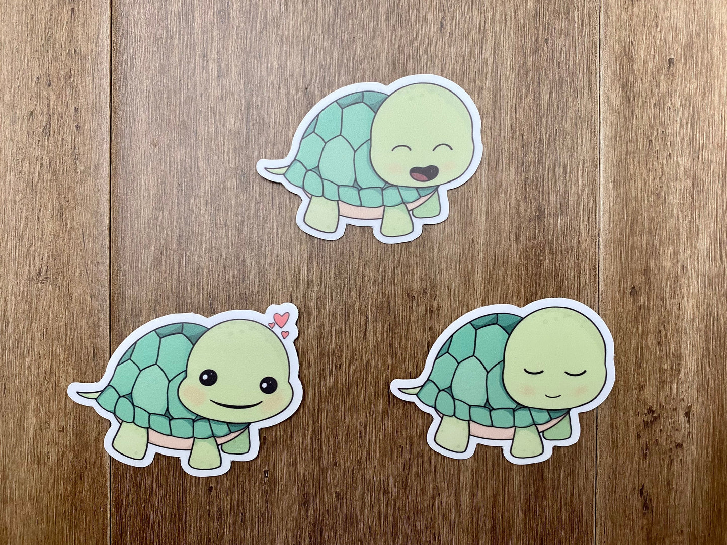 Happy Turtle Vinyl Sticker