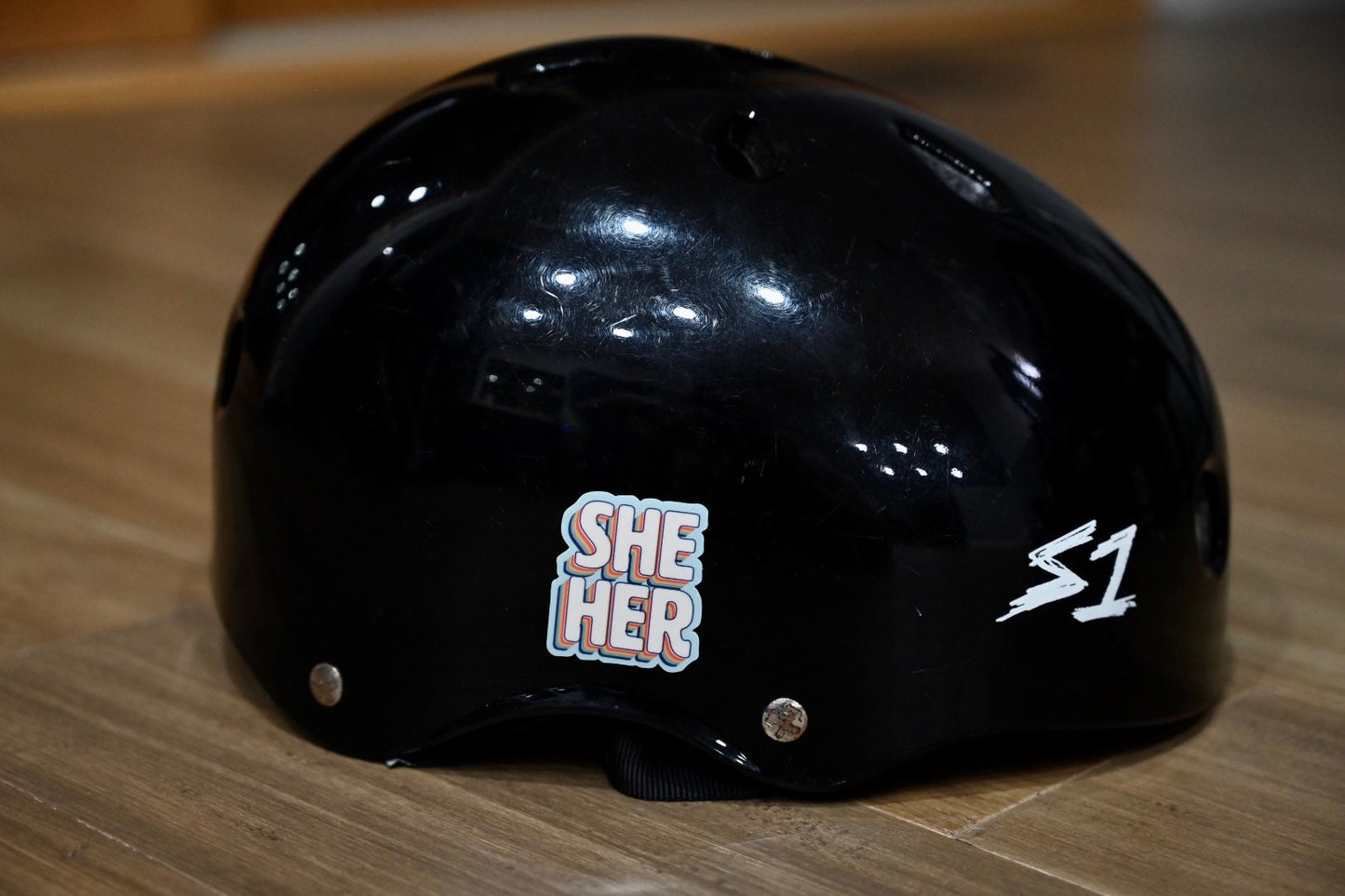 Retro Pronoun Vinyl Sticker