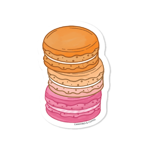 Subtle Pride Macarons Vinyl Sticker