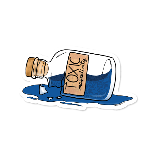 Fragile Toxic Masculinity Vinyl Sticker