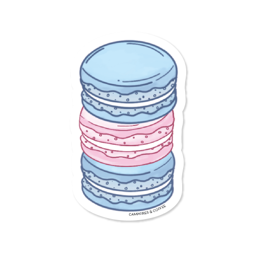 Subtle Pride Macarons Vinyl Sticker