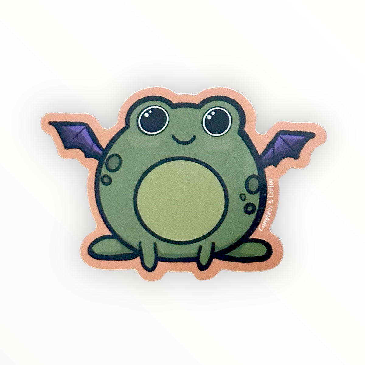 Halloween Frog Vinyl Sticker