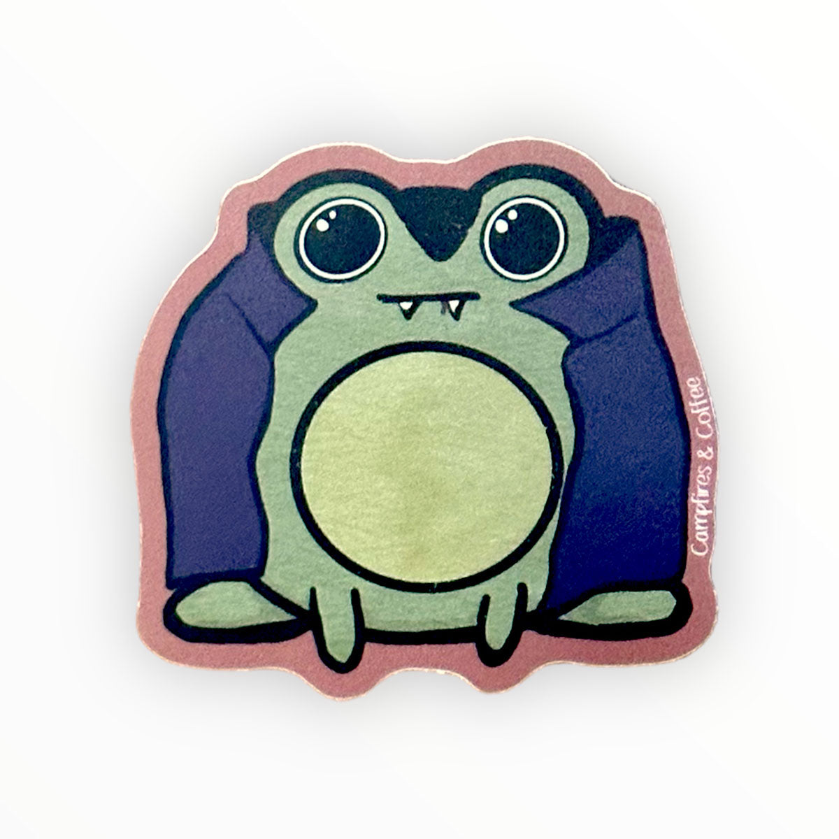 Halloween Frog Vinyl Sticker