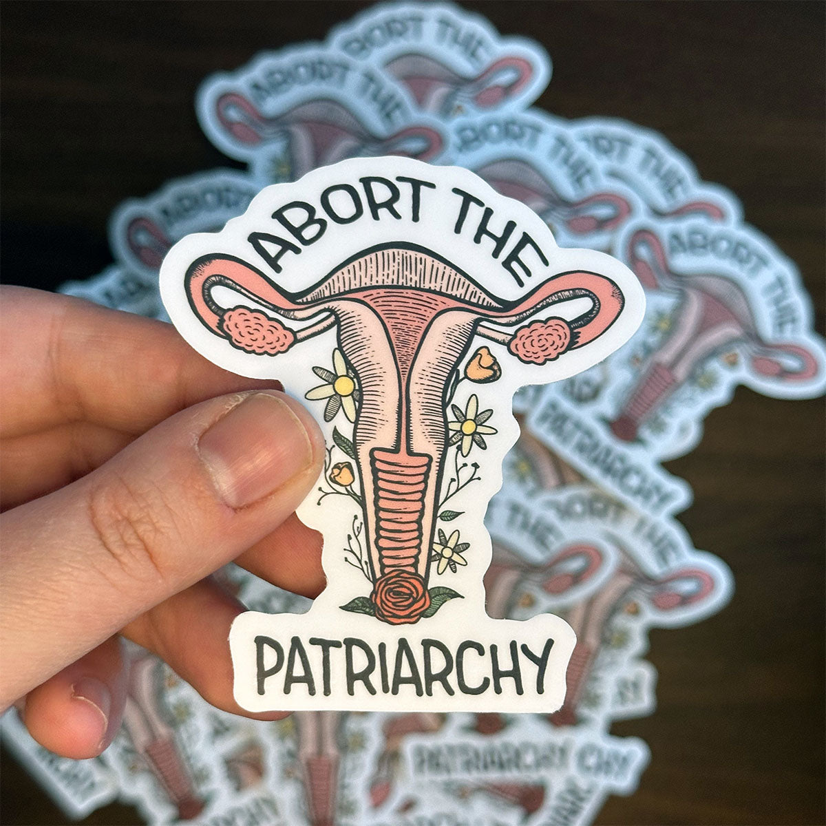 Abort the Patriarchy Vinyl Sticker