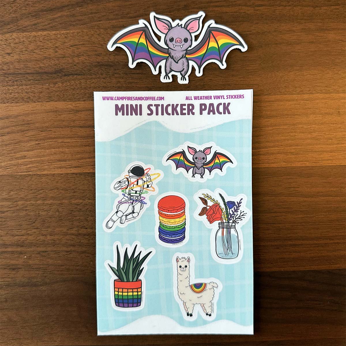 Fan Faves Mini Sticker Sheet – Campfires & Coffee