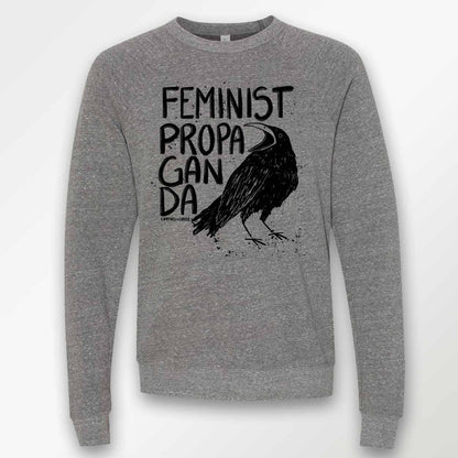 Feminist Propaganda Crow Crewneck Sweatshirt