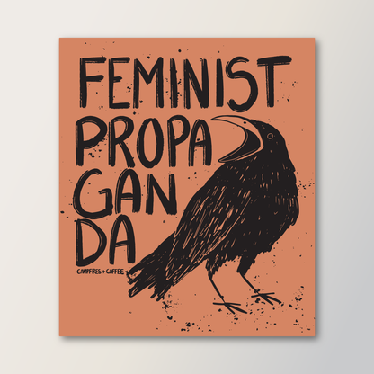 Feminist Propaganda Vinyl Sticker