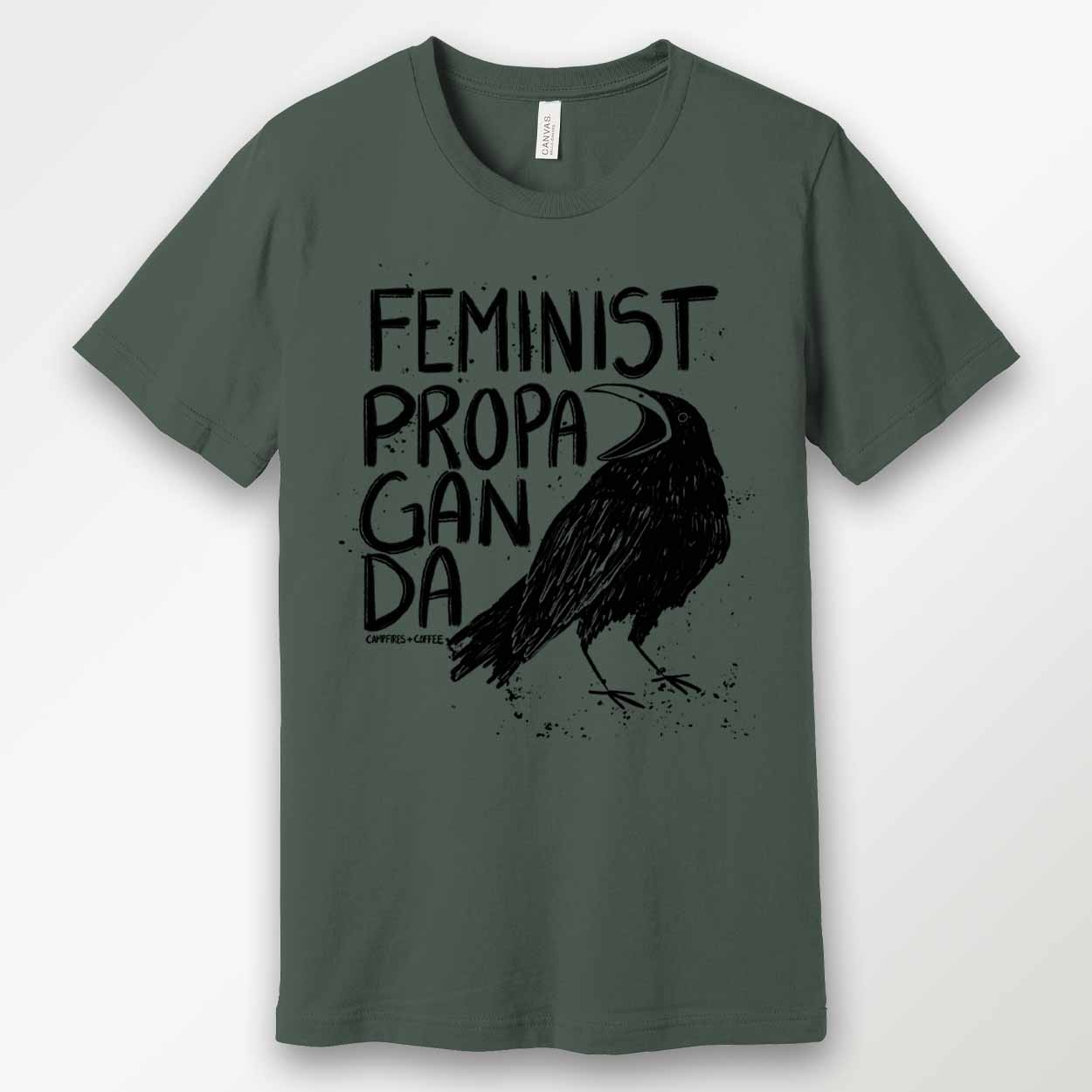 Feminist Propaganda Crow Unisex T-Shirt