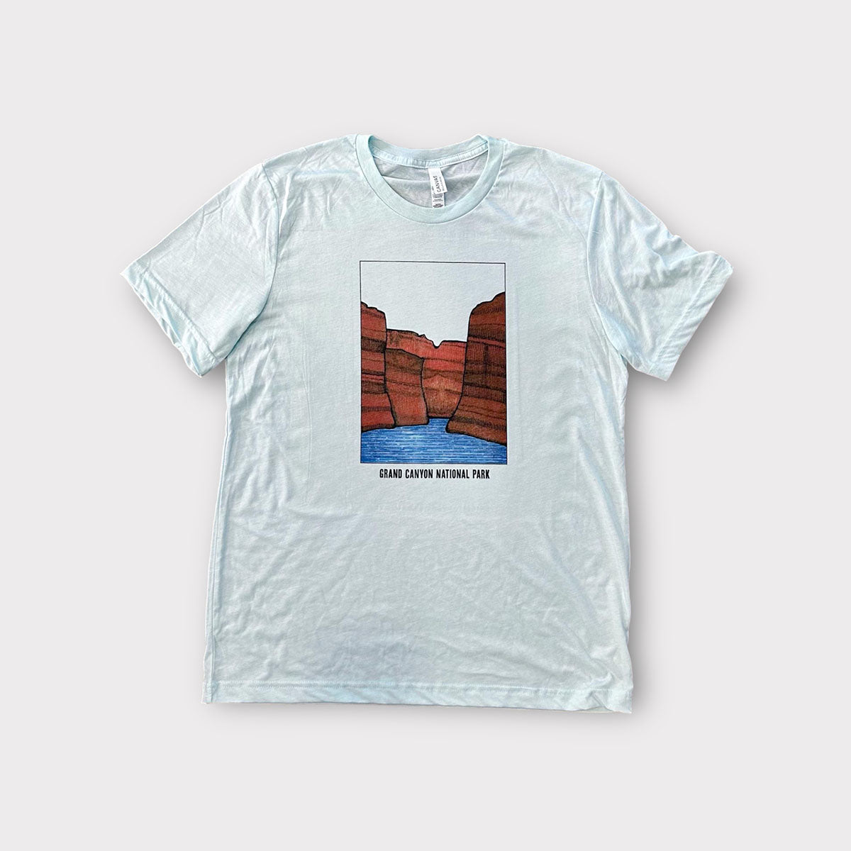 Grand Canyon National Park Illustrated Graphic T-Shirt