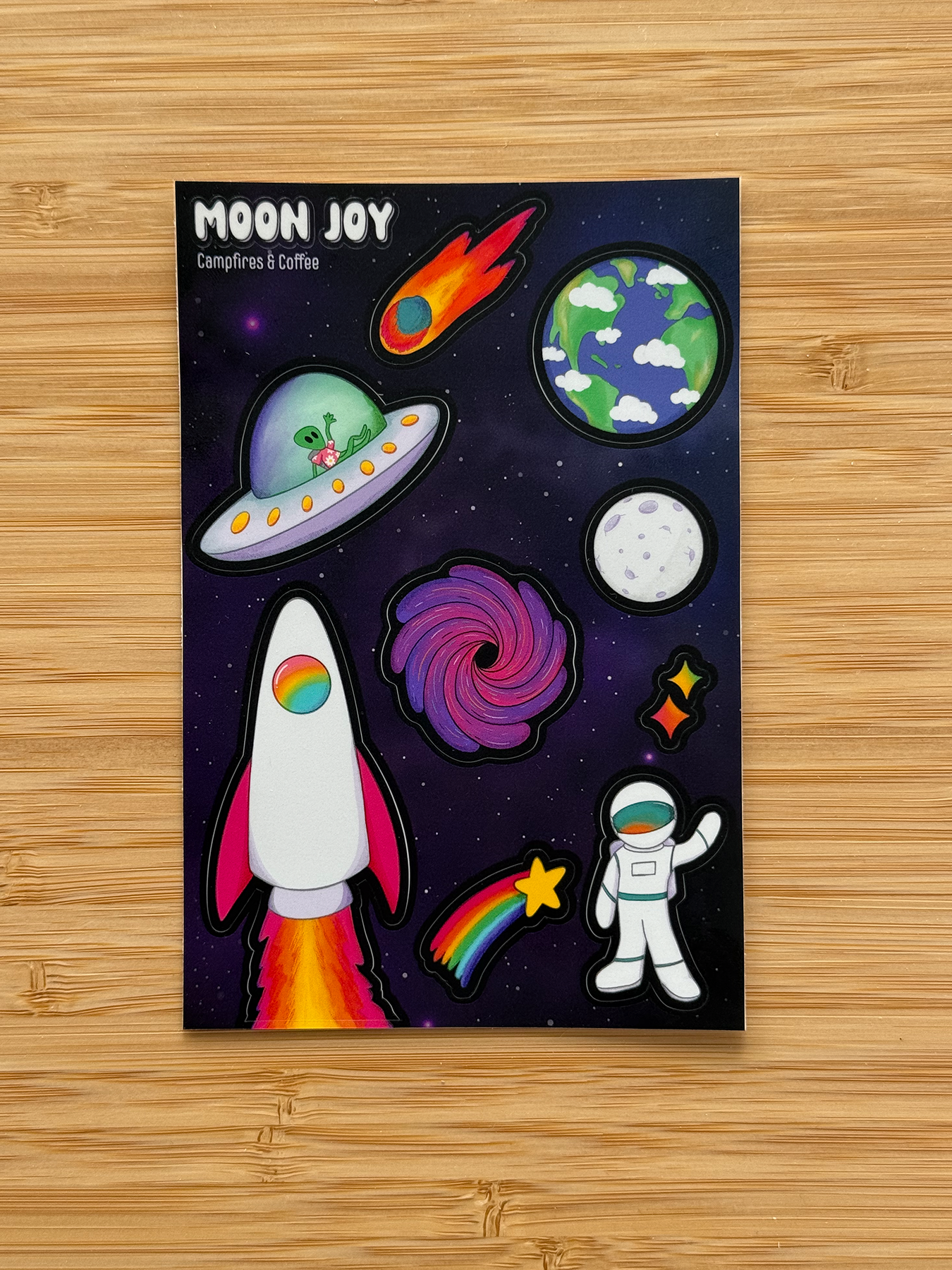 Moon Joy Sticker Sheet