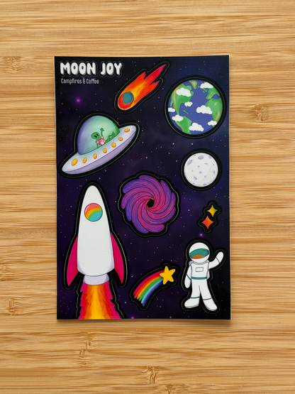 Moon Joy Sticker Sheet
