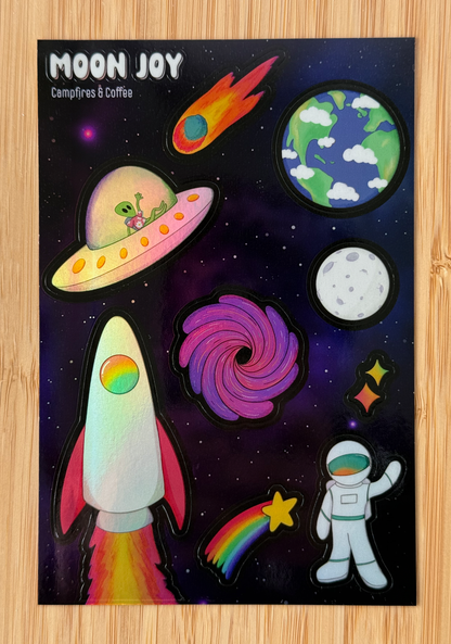 Moon Joy Sticker Sheet