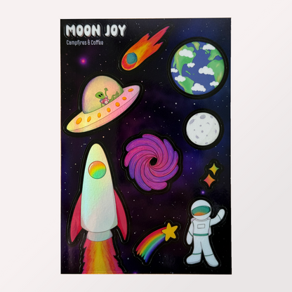 Moon Joy Sticker Sheet