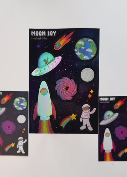Moon Joy Sticker Sheet