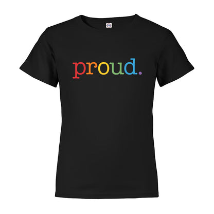 Youth Proud. Rainbow T-Shirt