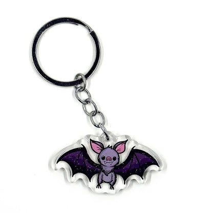 Bat Acrylic Keychain