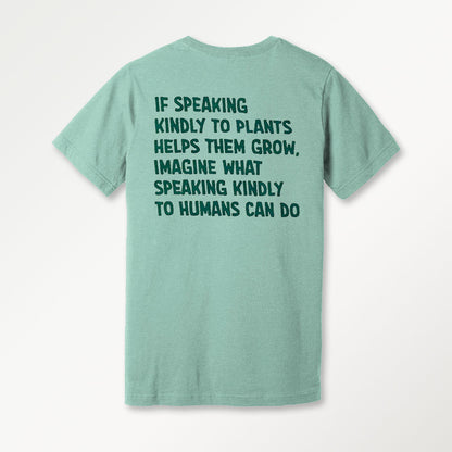 Speak Kindly to Plants Subtle LGBTQ+ Pride T-Shirt
