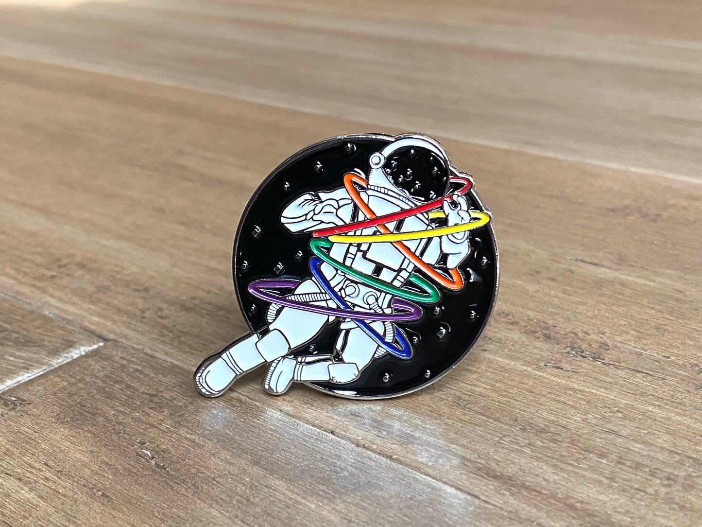 LGBT Pride Astronaut Enamel Pin