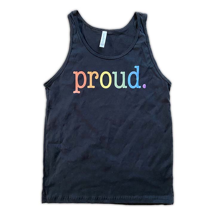 2022 Proud. LGBTQ+ Pride Rainbow Tank